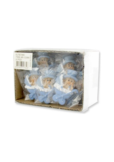 Bebek Pusetli ve Şapkalı Magnet Mavi Pk:20-Kl:720 Mavi