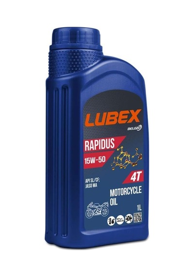 Lubex Rapidus 15w/50 1 Lt - 4 Zamanlı Motosiklet Yağı