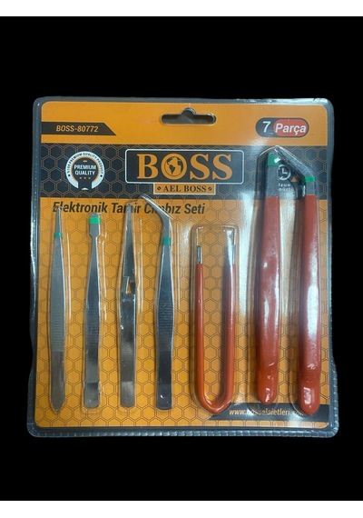 Umut Boss Elektronik Tamir Cımbız Seti 7 Parça