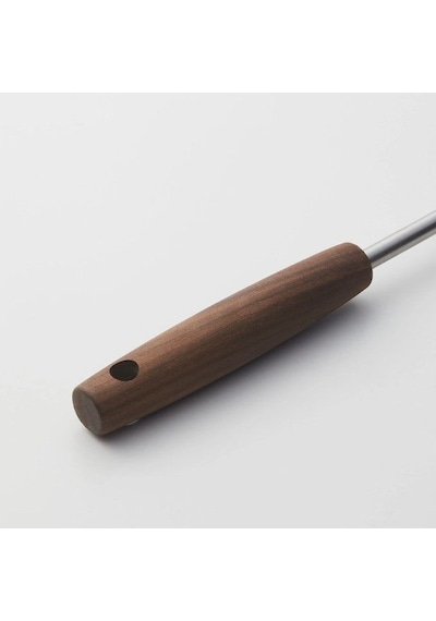 Ikea Slıtstark Paslanmaz Çelik Izgara Spatulası 37 Cm Kahverengi Krom Kahverengi Ve Gümüş