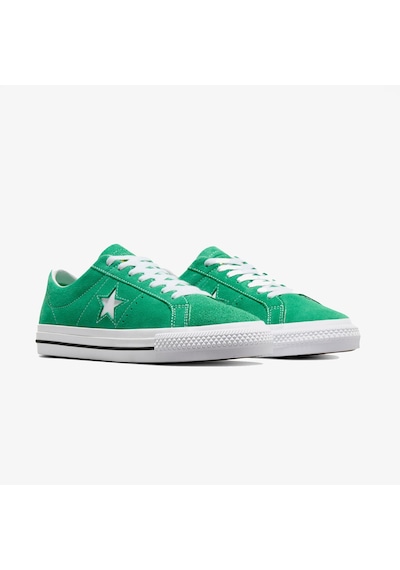 Converse One Star Pro Unisex Yeşil Süet Deri Sneaker