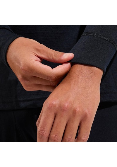 Odlo Odlo Merino 200 Bl Top Turtle Neck L/s Half Zip Erkek Siyah Içlik Üst 6000 Siyah