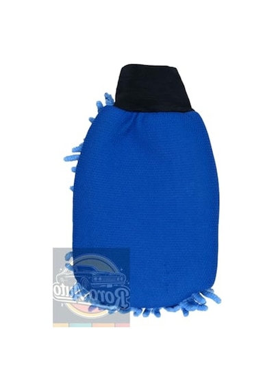 Yüksek Kaliteli Mikrofiber Araç Yıkama Eldiveni - Mavi 256