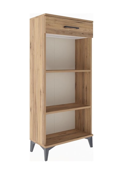 Arges Dolap 2 Raflı Tek Çekmeceli 60x30x134 Çam-çam Atlas Çam