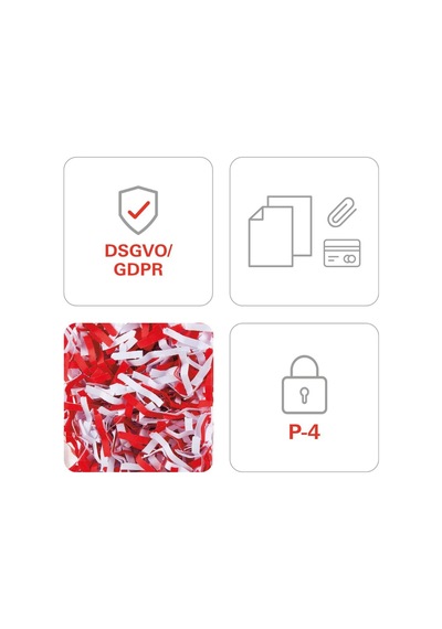 Hsm Securıo C16 Evrak İmha Makinesi / Kağıt Kırpma Makinesi - Çapraz Kesim 4x25 MM - 25 L