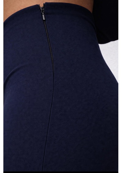 Axxel Kadın Lacivert 2 İplik Yüksek Bel Eşofman Pantolon-p2249 Lacivert