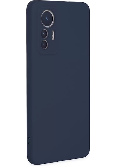 Newface Xiaomi Mi 12 Lite Kılıf Nano İçi Kadife Silikon - Lacivert