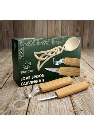 Beavercraft Dıy04 Kelt Kaşık Oyma Başlangıç Setibeavercraft Dıy01 Ahşap Kuş Figürü Oyma Hobi Seti