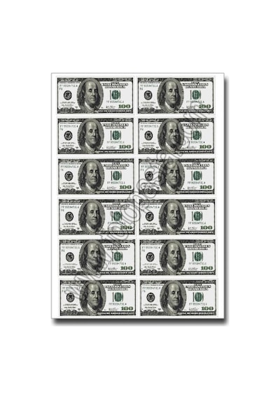 Dolar Yenilebilir Resim Baskısı N11.4706