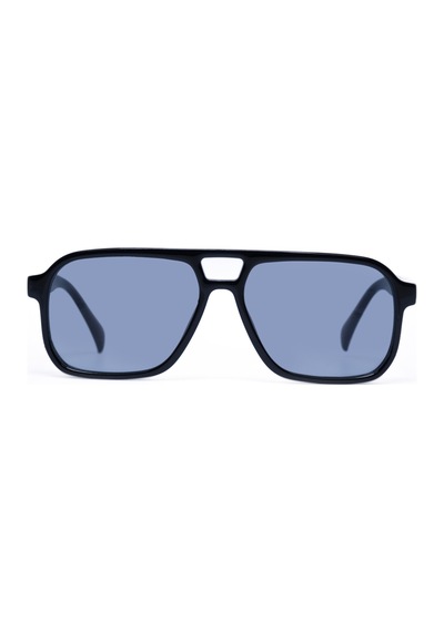 Görüşbaz Pilook Unisex Güneş Gözlüğü Uv400 Koruma Retro Model Gülen Gözler Serisi Siyah
