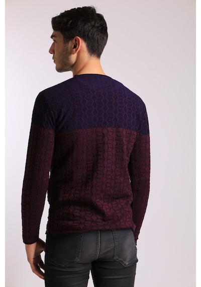 Bearraybon Erkek Triko Kazak Bordo (504888343) Bordo