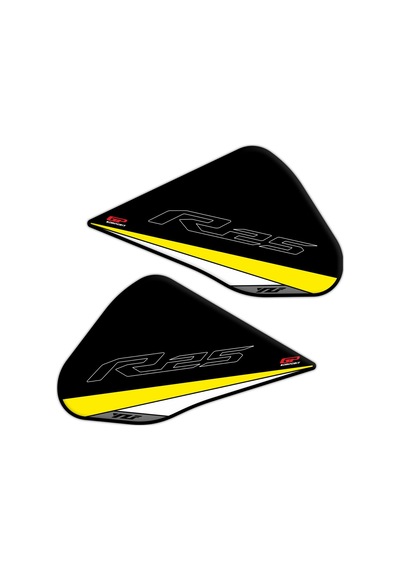 Gp Kompozit Yamaha R25 2015-2018 Uyumlu Tank Pad Seti Sarı