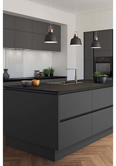 Mat Siyah Yapışkanlı Kaplama Folyosu 61 Cm X 10 Mt 1