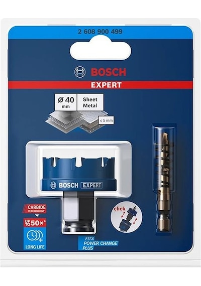 Bosch 40 Mm Çelik-inox İçin Özel Seri Panç 2608900499