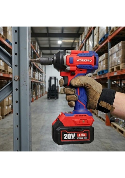 Workpro Wp390207 20volt 1/2 550nm Kömürsüz Profesyonel Şarjlı Somun Sıkma Akü Dahil Değildir
