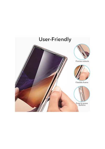 Samsung Uyumlu Galaxy Note 20 Ultra Kamera Çıkıntılı Korumalı Şeffaf Esr (532400571)