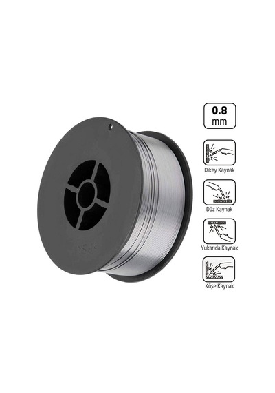 6108 Gazsız Gazaltı Mıg Kaynak Teli 0.8 Mm 1 Kg Makara