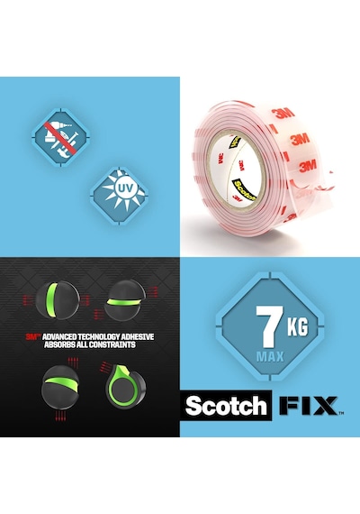Scotch 4004 Şeffaf Montaj Bandı
