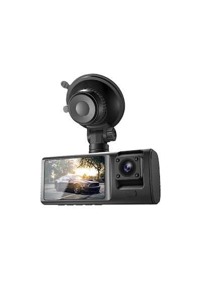Araba Dikiz Aynası Kamerası Glr V20 Wıfı 2 İnç Çift Lens Ips Ekran Full Hd 1080p Gece Görüş