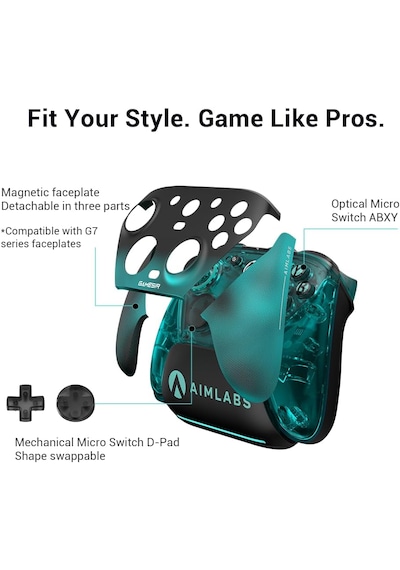 Gamesir G7 Pro Aimlabs 3 Mod Kablolu Hall Effect Controller Xbox Series X S,xbox One,android, Windows