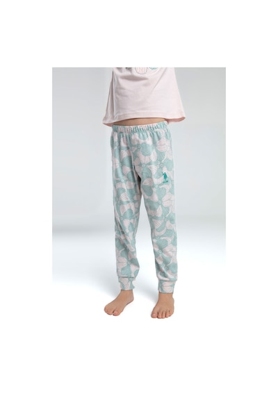 U.s. Polo Assn. Kız Çocuk Pembe Kısa Kol Pijama Takım Us2077 Pembe