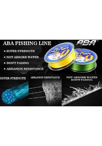 Aba Hunter X8 8 Kat Örgü Ip Misina 150 Mt (423447656) Aba Hunter X8 8 Kat Örgü Ip Misina 150 Mt (423447656)