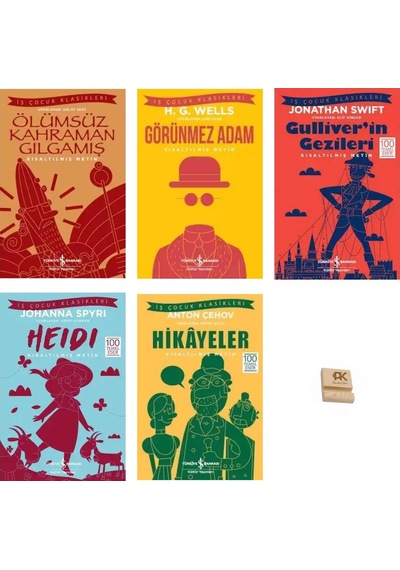 İş Çocuk Klasikleri 8-13 Yaş Gılgamış Görünmez Adam Gulliverin Gezileri Heidi Ve Hikayeler