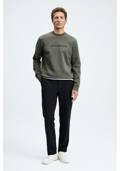 Lufian Rowan Erkek Sweatshirt Yeşil Yeşil 112030195100600