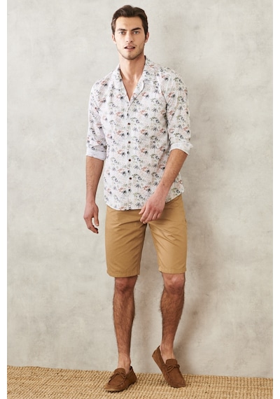 Ac&Co / Altınyıldız Classics Erkek Camel Slim Fit Dar Kesim Armürlü %100 Pamuk Casual Chino Şort 4A0222200007Cml46 Camel Ac&Co / Altınyıldız Classics Erkek Camel Slim Fit Dar Kesim Armürlü %100 Pamuk Casual Chino Şort 4A0222200007Cml46 Camel