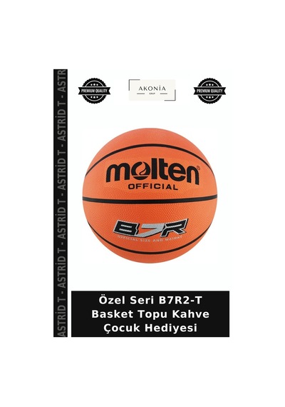 Özel Seri B7r2-t Basket Topu Kahve Çocuk Hediyesi