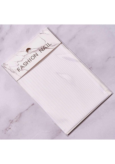 Adanil Nail Art Kendinden Yapışkanlı Şerit Sticker Beyaz