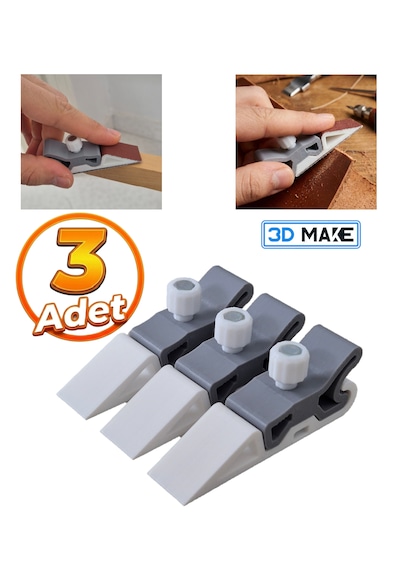 3'lü Mini Zımpara Takozu Seti 17x74mm
