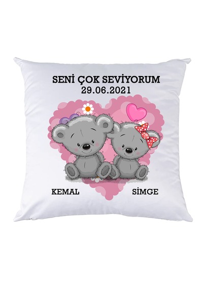 Biresimden-Hediye Yeni Doğan Hediyesi Kız Bebek Yastık