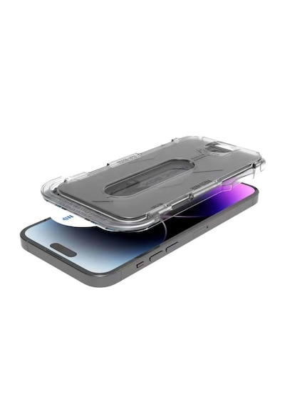 Apple Uyumlu   iPhone 16 Pro Kolay Uygulama Aparatlı 9h Hd Ekran Koruyucu