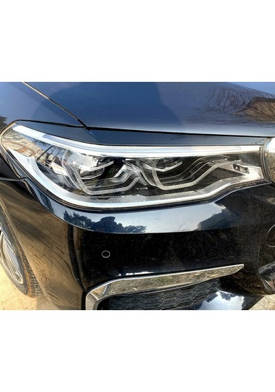 Bmw 5 Serisi G30 Far Kaşı 2018 2020 Parlak Siyah
