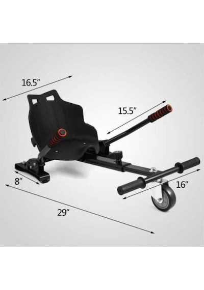Hoverkart Elektrikli Kaykay Koltuk Hoverkard Aparat Kirmizi