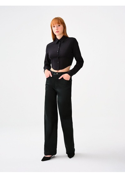 LOFT Wide Leg Regular Fit Kadın Pantolon Lf2037979 Q1.v1 Denim