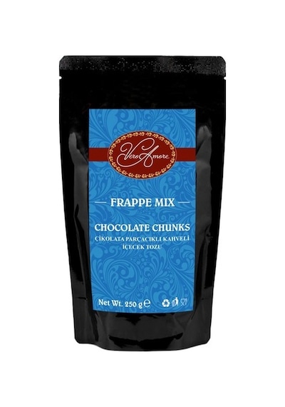 Vero Amore Frappe Mix Chocolate Chunks Çikolata Parçacıklı Kahveli İçecek Tozu 250 G