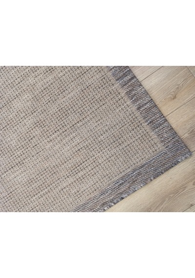 Çam Halı Sisal 9509 Bej Bordürlü Jüt Sisal Kilim - 200x300