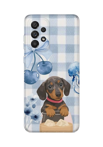 Samsung Galaxy M52 Uyumlu Baskılı Şeffaf Telefon Kılıfı Koleksiyon: Dog Lover 10