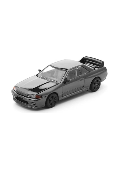 Pop Race 1:64 Nissan Skyline Gt-r R32 Dark Chrome Edition Prdc002 Diecast Model Araba Siyah