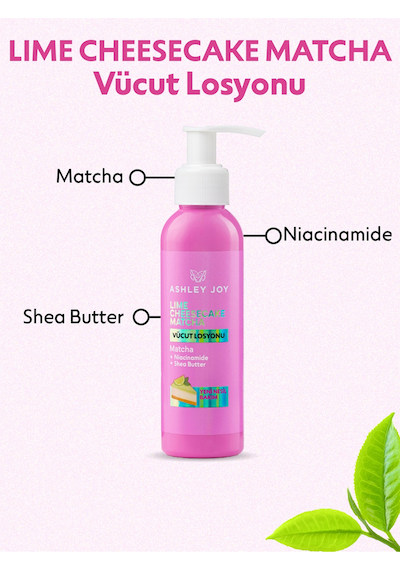 Lime Cheesecake Matcha Saç Parfümü + Niacinamide İçeren Vücut Losyonu, Vücut Bakım Seti