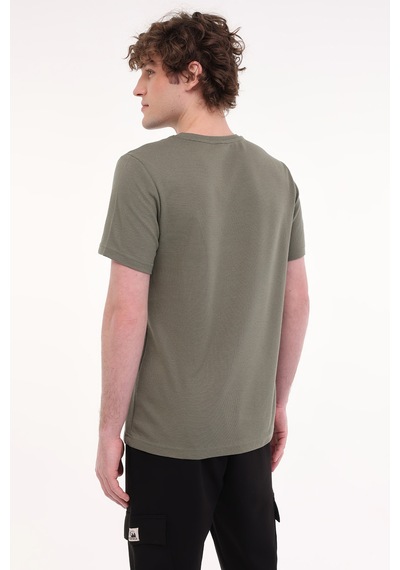 Kinetix Mb Cz Jk 11bs101 5fx Haki Erkek Kısa Kol T-shirt Haki