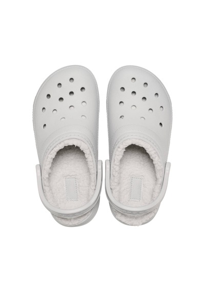 Crocs Classic Lined Clog Unisex Terlik 203591-1ft Atmosphere Beyaz