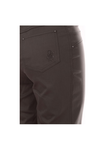 Seleste Minimalist Yüksek Bel Kadın Pantolon - Regular Fit - Günlük & Ofis Haki