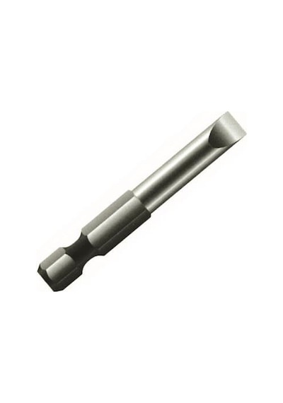 Leo 100 Adet Sl 5.5x0.8 25mm ¼ S2 Kalite Mıknatıslı Bits Düz Matkap Ucu,tornavida Ucu