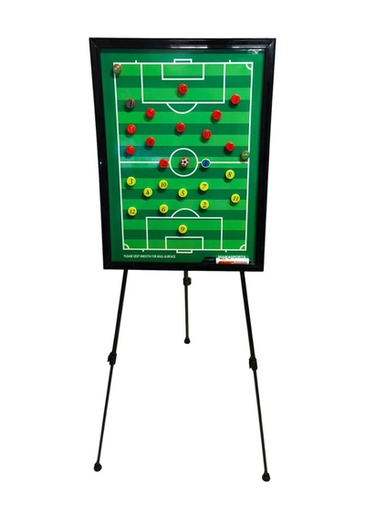 Özel Üretim Strateji Saha Hocalar Ttf-3000 Ayaklı Futbol Taktik Tahtası Belirtilmemiş