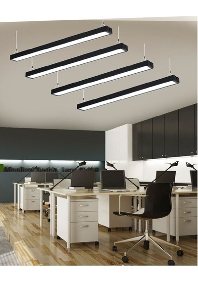 Cata 50w 120cm Profil Sarkit Led Linear Armatür Ct-9080 Günisigi Siyah