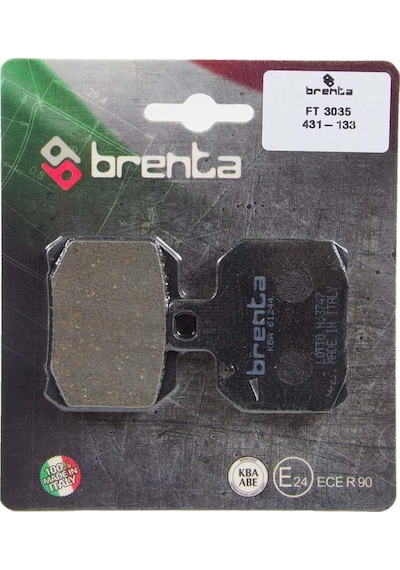 Brenta 431-133 2011-2016 Ducati Streetfighter 848 Uyumlu Arka Fren Balatası Organik Balata