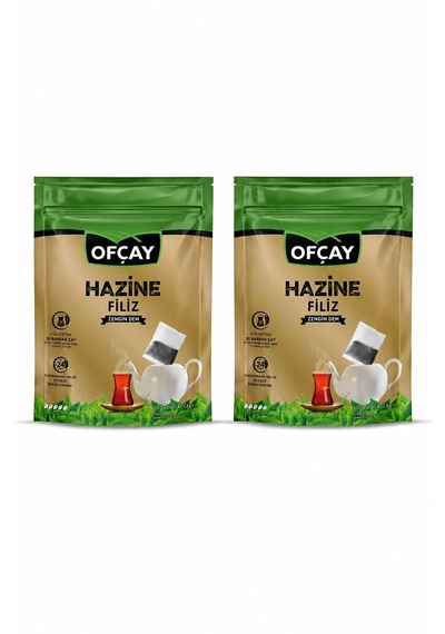 Hazine Filiz Zengindem 30 Adet X 30 Gr Eko Demlik Poşet Çay X2 Adet